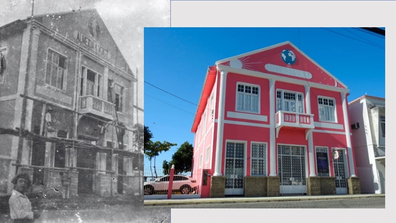 Casa Ameida & Voigt 1925 - CDMH - Arquivo Público de Itajaí. Lado: Dos autores.