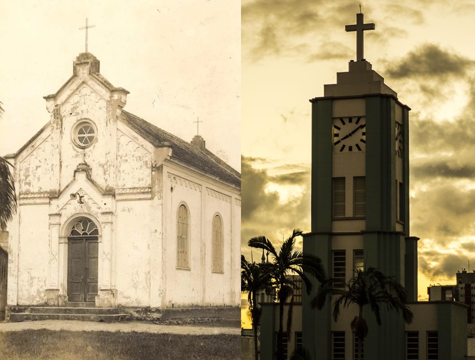 Igreja Luterana de Itajaí 1901 - CDMH - Arquivo Público de Itajaí. 