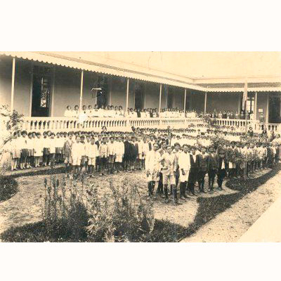 Grupo Escolar Victor Meirelles 1913 -  CDMH - Arquivo Público de Itajaí.