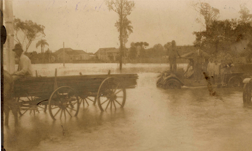 Praça Estrela (praça Correios) - 1939 - CDMH/Arquivo Público de Itajaí